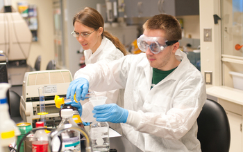 Students in class using various instruments